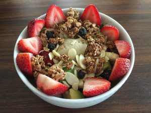 Fruit and Tahini Breakfast Bowl