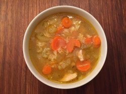 Simple Chicken and Rice Soup