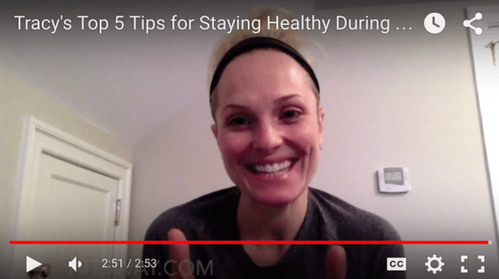 Tracy’s Top 5 Tips for Staying Healthy During the Holiday Season
